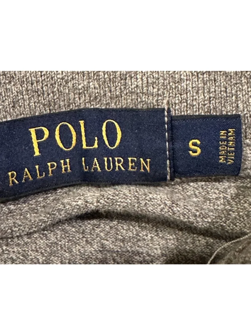 POLO RALPH LAUREN Mens Classic Fit Cotton Polo Shirt Grey Small